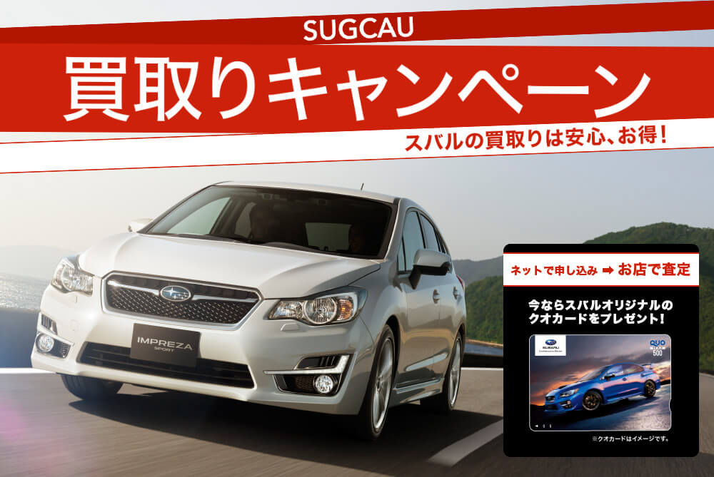 SUGCAU 買取りキャンペーン